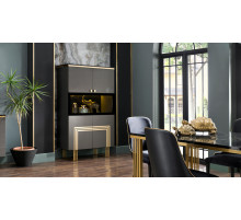 Двустворчатый шкаф витрина для посуды Карлино (Carlino) CARL-13 Двустворчатый шкаф витрина для посуды Карлино (Carlino) CARL-13