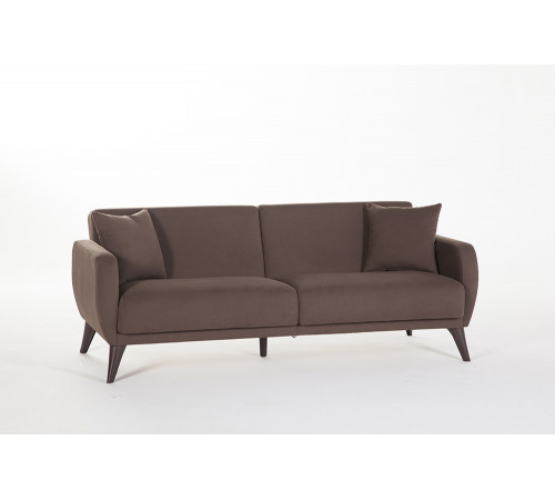 Трехместный Диван-кровать Flexy Флекси (коричневый)