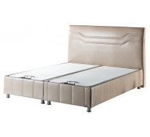 Двуспальная кровать с подъемным механизмом и мягким изголовьем Ферро FERRO