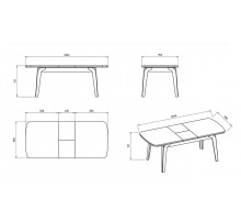 Раскладной стол Валеско (Valesco) VALS-14 Раскладной стол Валеско (Valesco) VALS-14