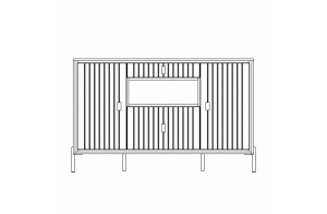 Тумба в гостиную Люксор МН-042-10