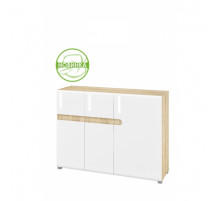 Модульная мебель для гостиной Леонардо белый полуглянец композиция 3