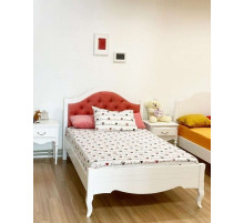 Односпальная кровать Авиньон MUR-111-01/1 с каретной стяжкой Односпальная кровать Авиньон MUR-111-01/1 с каретной стяжкой