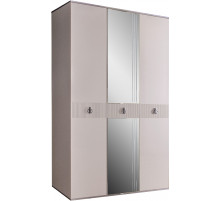 Трехстворчатый шкаф для одежды с зеркалом Rimini Solo РМШ1/3 (s) (слоновая кость) Трехстворчатый шкаф для одежды с зеркалом Rimini Solo РМШ1/3 (s) (слоновая кость)