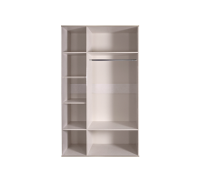 Трехстворчатый шкаф для одежды с зеркалом Богемия Фарфале (Bogemia Farfalle) БМШ1/3 (Fа) Трехстворчатый шкаф для одежды с зеркалом Богемия Фарфале (Bogemia Farfalle) БМШ1/3 (Fа)