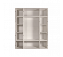 Четырехстворчатый шкаф для одежды с зеркалом Богемия Фарфале (Bogemia Farfalle) БМШ1/4 (Fа) Четырехстворчатый шкаф для одежды с зеркалом Богемия Фарфале (Bogemia Farfalle) БМШ1/4 (Fа)